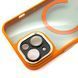 Чохол Toning Pixel with Magsafe для iPhone 14 Orange tng0024 фото 3