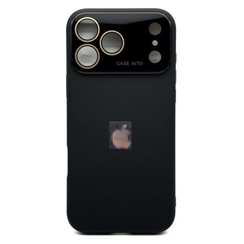 Чохол Silicone Glass Camera для iPhone 17 Pro Max Black silcam0053 фото