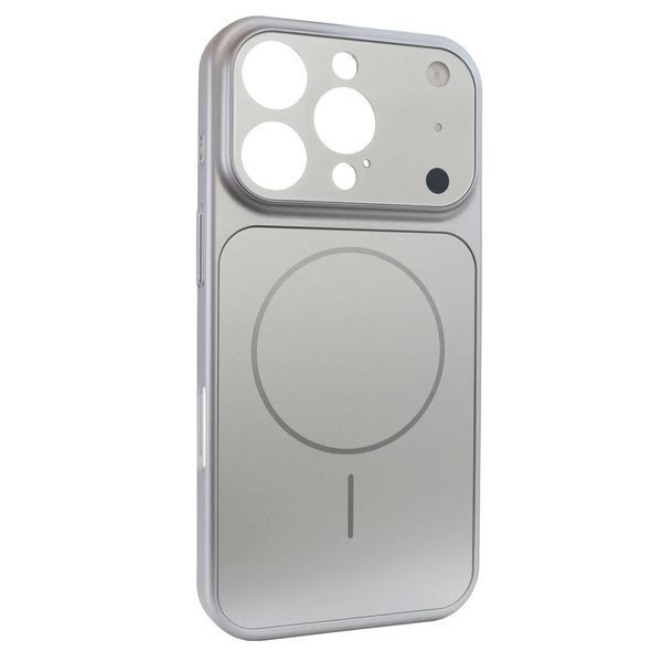 Чехол AG Glass Style для iPhone 15 Pro Max Silver gls034 фото