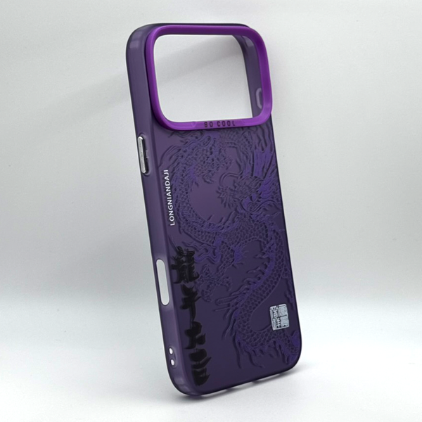 Чохол SO Cool Dragon для iPhone 17 Pro Max Purple scd101 фото