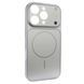 Чехол AG Glass Style для iPhone 15 Pro Max Silver gls034 фото