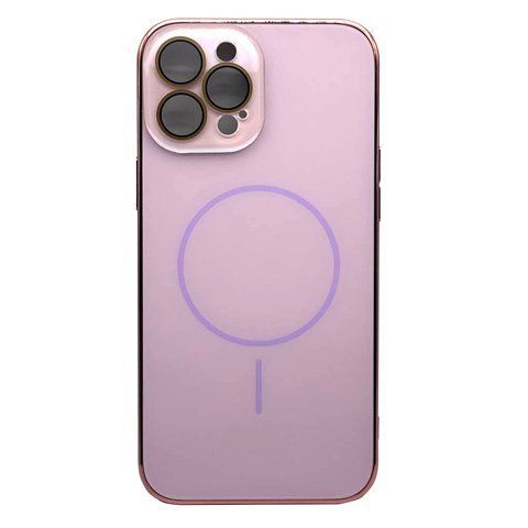 Чохол Matte TPU Camera MagSafe для iPhone 12 Pro Max Pink tpum0052 фото