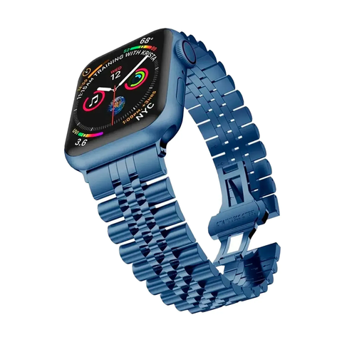 Ремешок Rolex Stainless Steel 38mm | 40mm | 41mm | 42mm (10 | 11 series) Midnight Blue rox005 фото