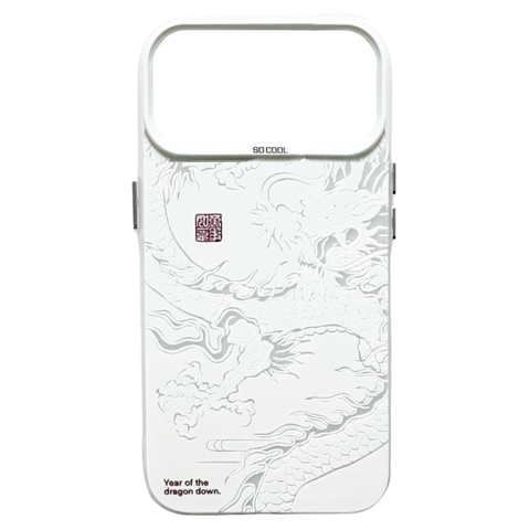 Чохол SO Cool Dragon для iPhone 17 Pro Max White scd103 фото