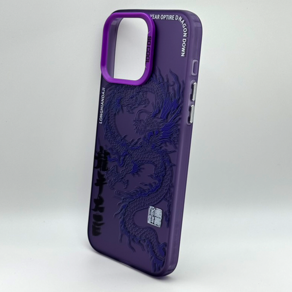 Чехол SO Cool Dragon для iPhone 14 Pro Max Purple scd038 фото