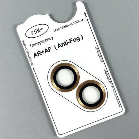 Захисне скло на камеру Metal Classic iPhone 14 / 14 Plus Gold cml0047 фото