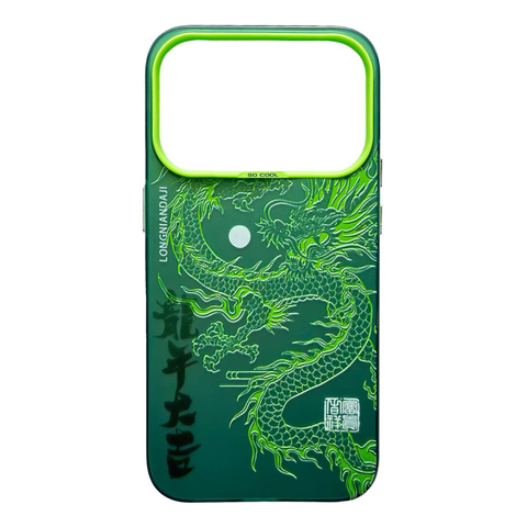 Чохол SO Cool Dragon для iPhone 17 Pro Max Green scd104 фото