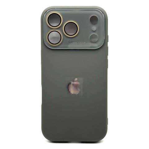Чохол Silicone Glass Camera для iPhone 17 Pro Max Gray silcam0056 фото