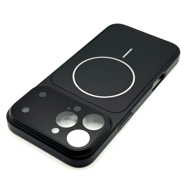 Чехол AG Glass Style для iPhone 16 Pro Max Black gls037 фото