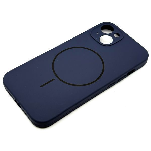 Чехол Silicone Full Prime Magsafe для iPhone 13 Deep Blue slcf002 фото