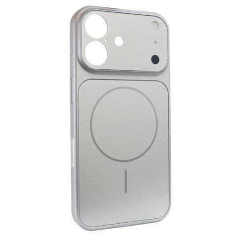 Чехол AG Glass Style для iPhone 16 Silver gls088 фото