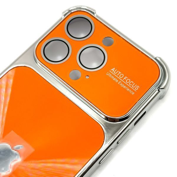 Чехол CD Laser Glass Camera для iPhone 14 Pro Orange cdl0026 фото