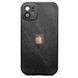 Чехол Textile Jeans with Camera Glass для iPhone 12 Black txt0043 фото 1