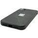 Чехол Textile Jeans with Camera Glass для iPhone 12 Black txt0043 фото 3