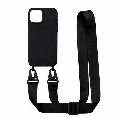 Чохол на стрічці Strap Color для iPhone 11 Black strp001 фото