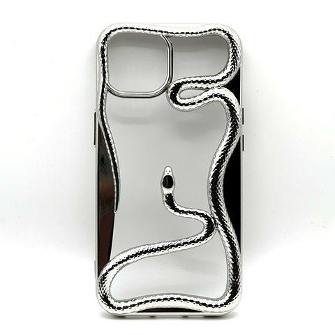 Чохол TPU Snake для iPhone 14 Plus Silver snk026 фото