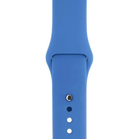 Ремінець Silicone Band для Apple Watch 42mm | 44mm | 45mm | 46mm | 49mm Blue sb0021 фото