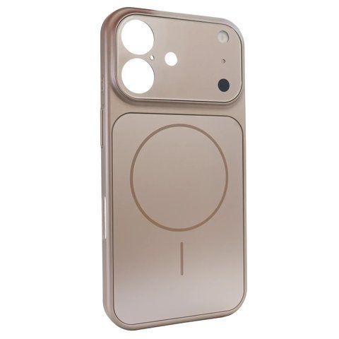 Чохол AG Glass Style для iPhone 16 Desert Gold gls090 фото