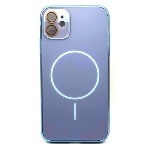 Чохол Matte TPU Camera MagSafe для iPhone 11 Blue tpum1001 фото