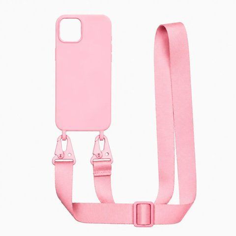 Чохол на стрічці Strap Color для iPhone 11 Pink Sand strp002 фото