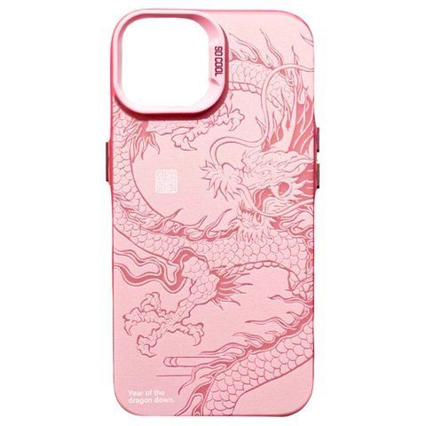 Чохол SO Cool Dragon для iPhone 13 Pink scd109 фото