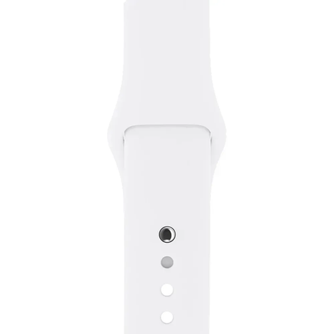 Ремінець Silicone Band для Apple Watch 42mm | 44mm | 45mm | 46mm | 49mm White sb0041 фото