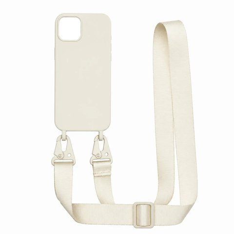 Чохол на стрічці Strap Color для iPhone 11 Antique White strp004 фото