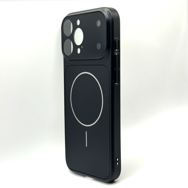 Чохол AG Glass Style для iPhone 13 Pro Black gls043 фото