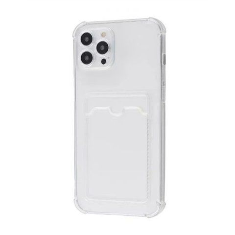 Чохол прозорий Card Holder з кишенькою для iPhone 12 Pro Max crh0018 фото