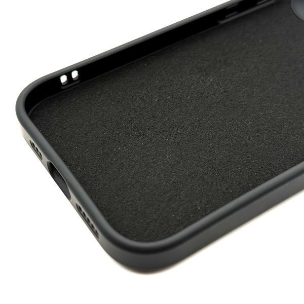 Чехол Silicone Glass Camera для iPhone 15 Pro Max Black silcam0025 фото