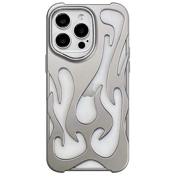 Чехол TPU Winfire для iPhone 15 Pro Silver wf029 фото
