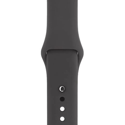 Ремінець Silicone Band для Apple Watch 42mm | 44mm | 45mm | 46mm | 49mm Charcoal Gray sb0071 фото