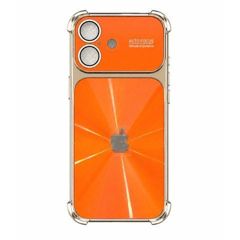 Чохол CD Laser Glass Camera для iPhone 16 Orange cdl0035 фото