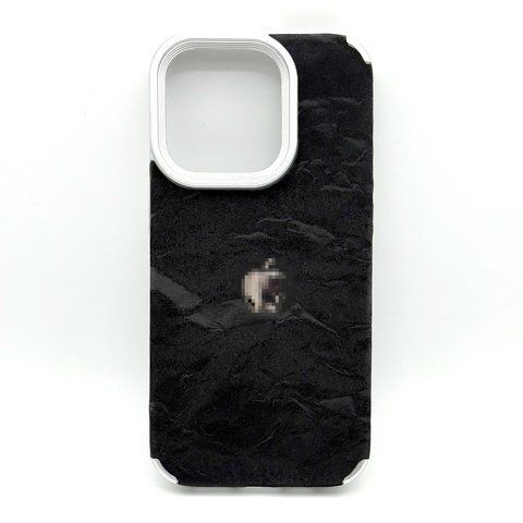 Чехол Soft Velour для iPhone 14 Pro Black vel0032 фото