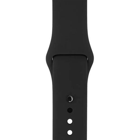 Ремешок Silicone Band для Apple Watch 38mm | 40mm | 41mm | 42mm (10 | 11 series) Black sb001 фото