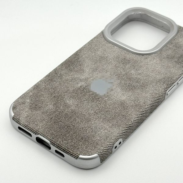 Чохол Jeans Open для iPhone 13 Pro Gray jc009 фото