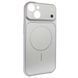Чохол AG Glass Style для iPhone 15 Plus Silver gls102 фото