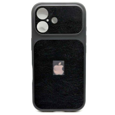 Чехол TPU Textile для iPhone 16 Black tputxt030 фото