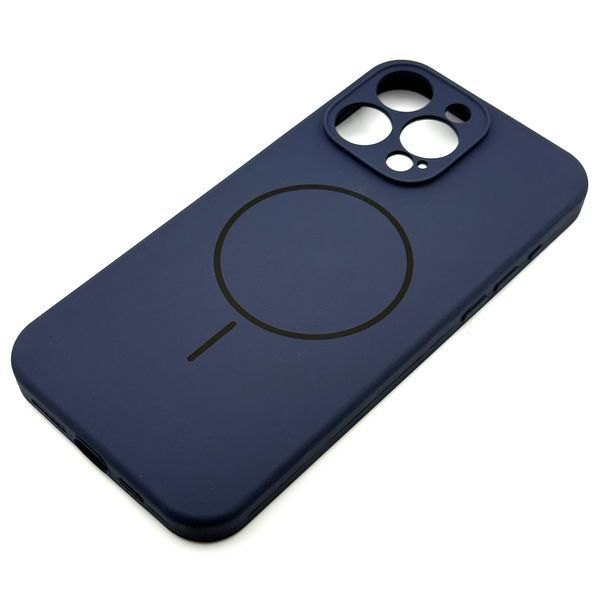 Чохол Silicone Full Prime Magsafe для iPhone 13 Pro Deep Blue slcf0016 фото