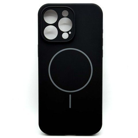 Чехол Silicone Full Prime Magsafe для iPhone 14 Pro Black slcf0017 фото