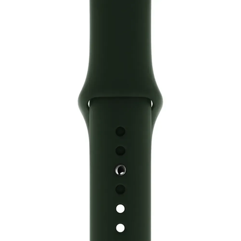 Ремінець Silicone Band для Apple Watch 42mm | 44mm | 45mm | 46mm | 49mm Forest Green sb0141 фото