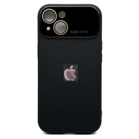 Чохол Silicone Glass Camera для iPhone 15 Black silcam0033 фото