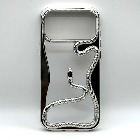Чехол TPU Snake для iPhone 17 Pro Max Silver snk038 фото