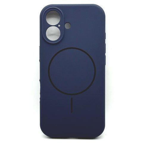 Чехол Silicone Full Prime Magsafe для iPhone 16 Deep Blue slcf0024 фото