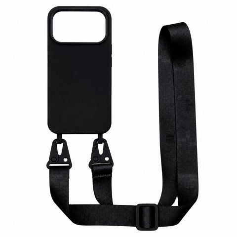 Чохол на стрічці Strap Color для iPhone 17 Pro Max Black strp0066 фото