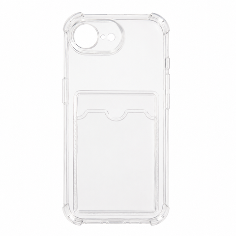 Чохол прозорий Card Holder з кишенькою для iPhone 16E crh0034 фото