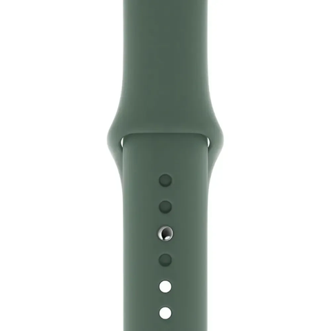 Ремінець Silicone Band для Apple Watch 42mm | 44mm | 45mm | 46mm | 49mm Pine Green sb0161 фото