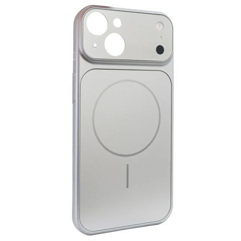 Чехол AG Glass Style для iPhone 14 Silver gls0010 фото