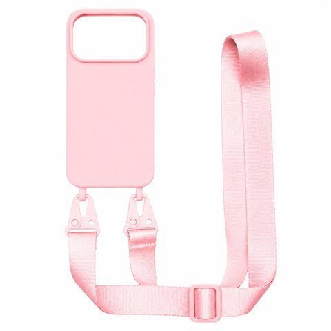 Чохол на стрічці Strap Color для iPhone 17 Pro Max Pink Sand strp0067 фото