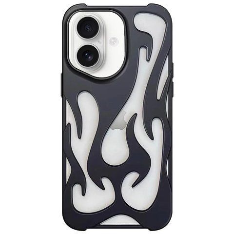 Чохол TPU Winfire для iPhone 16 Black wf051 фото